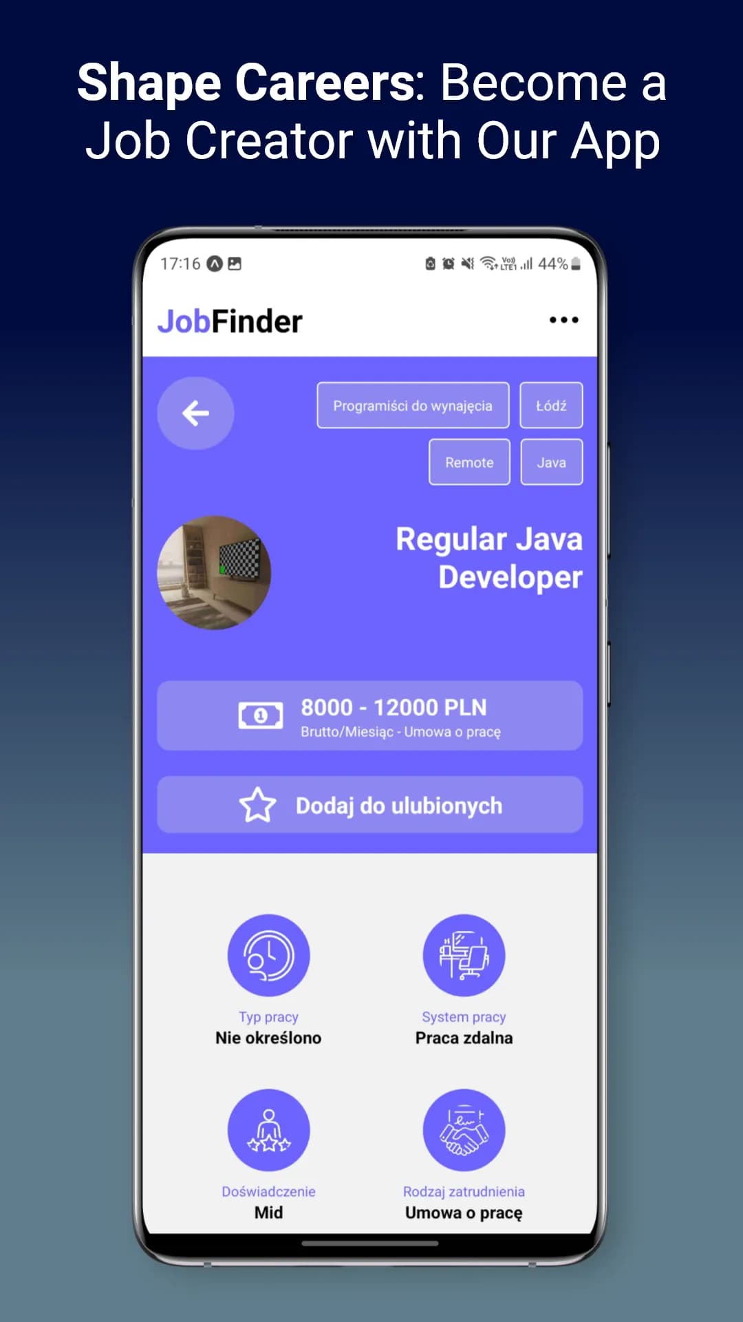 Job Finder Internal Offer